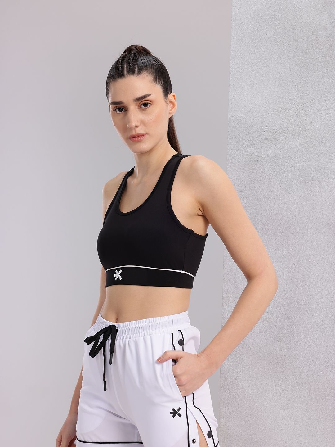 HRX by Hrithik Roshan Racerback Full Coverage Lightly Padded Training Bra KT212_03_A