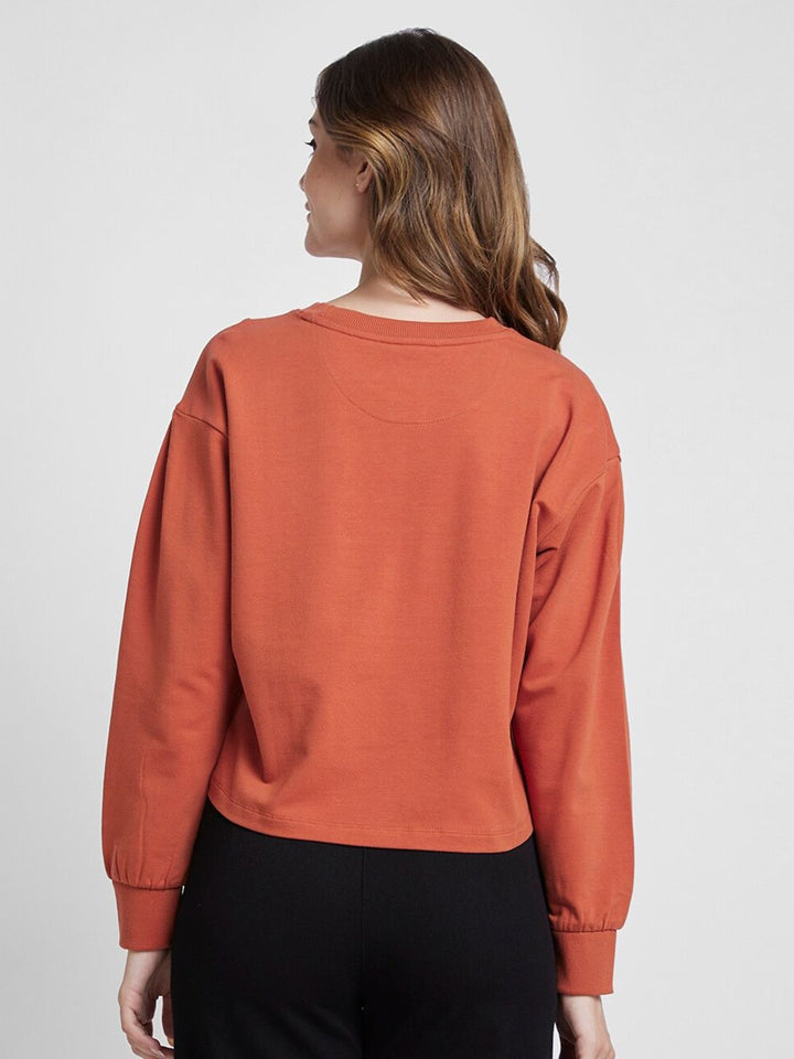 SPYKAR Typography Printed Sweatshirt