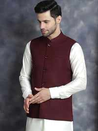 Jompers Mandarin Collar Nehru Jacket