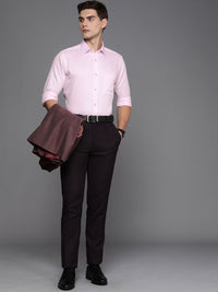 Raymond Pure Cotton Self Design Slim Fit Textured Formal Shirt