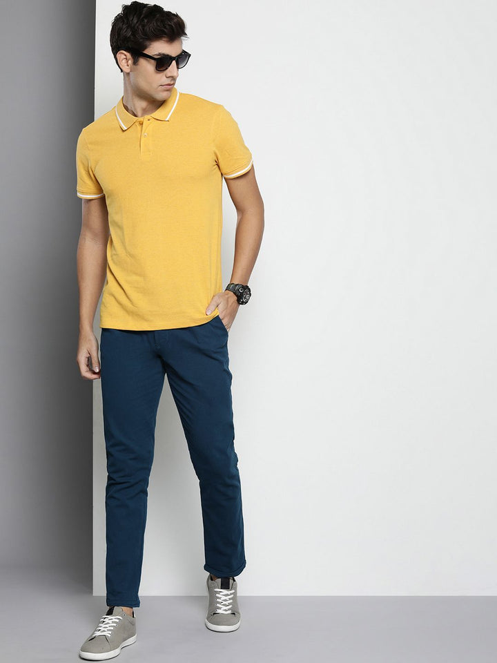 The Indian Garage Co Men Cotton Slim Fit Chinos