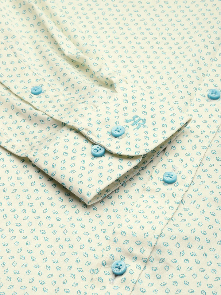 Raymond Slim Fit Tropical Printed Formal Shirt