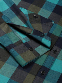 Thomas Scott Smart Checked Opaque Oversized Casual Shirt