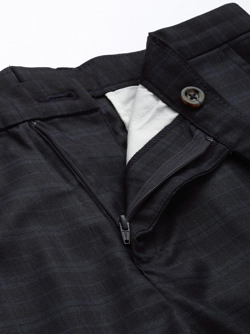 The Indian Garage Co Self Design Regular Fit Chinos Trousers