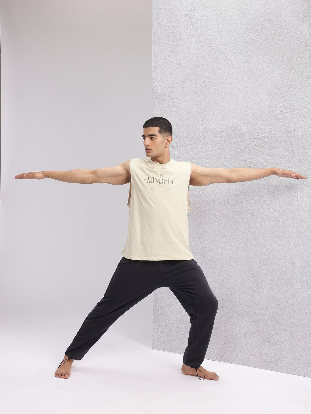 HRX by Hrithik Roshan Typography Printed Yoga T-Shirt