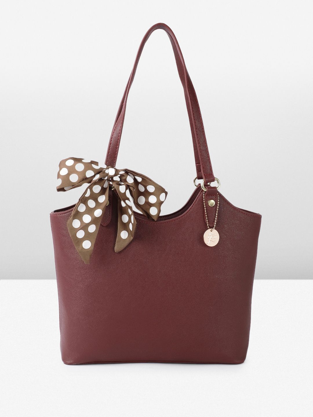 all about you Structured Shoulder Bag with Bow Detail