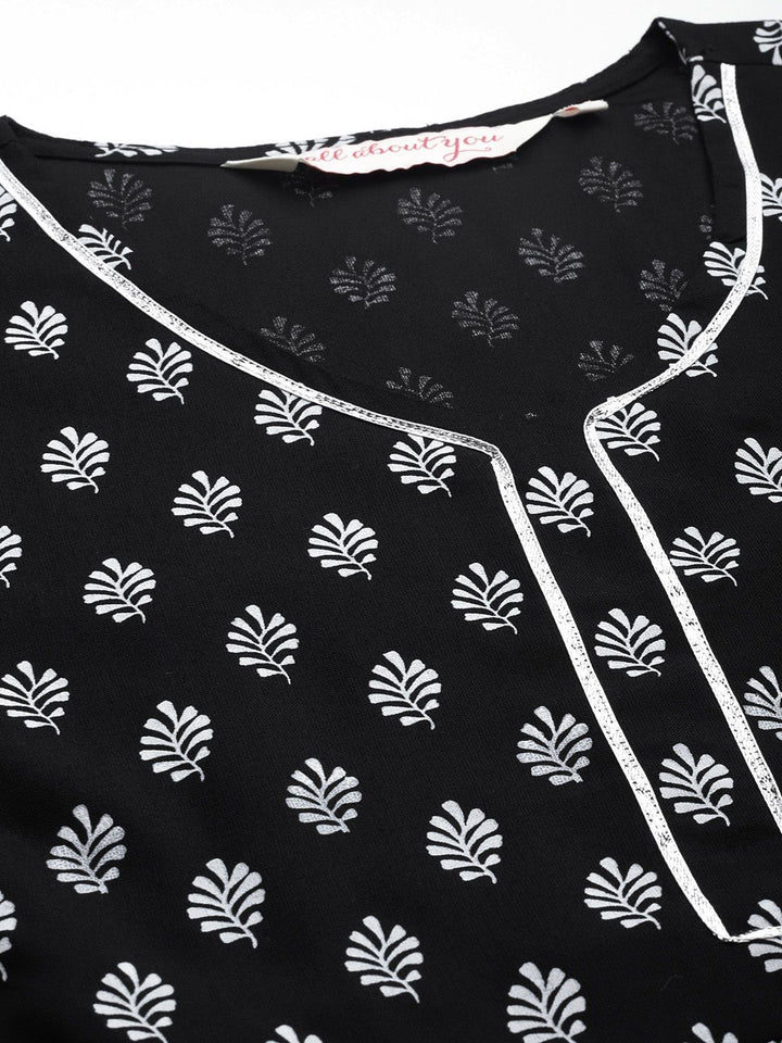 all about you Women Ethnic Motifs Print Kurta with Harem Pants