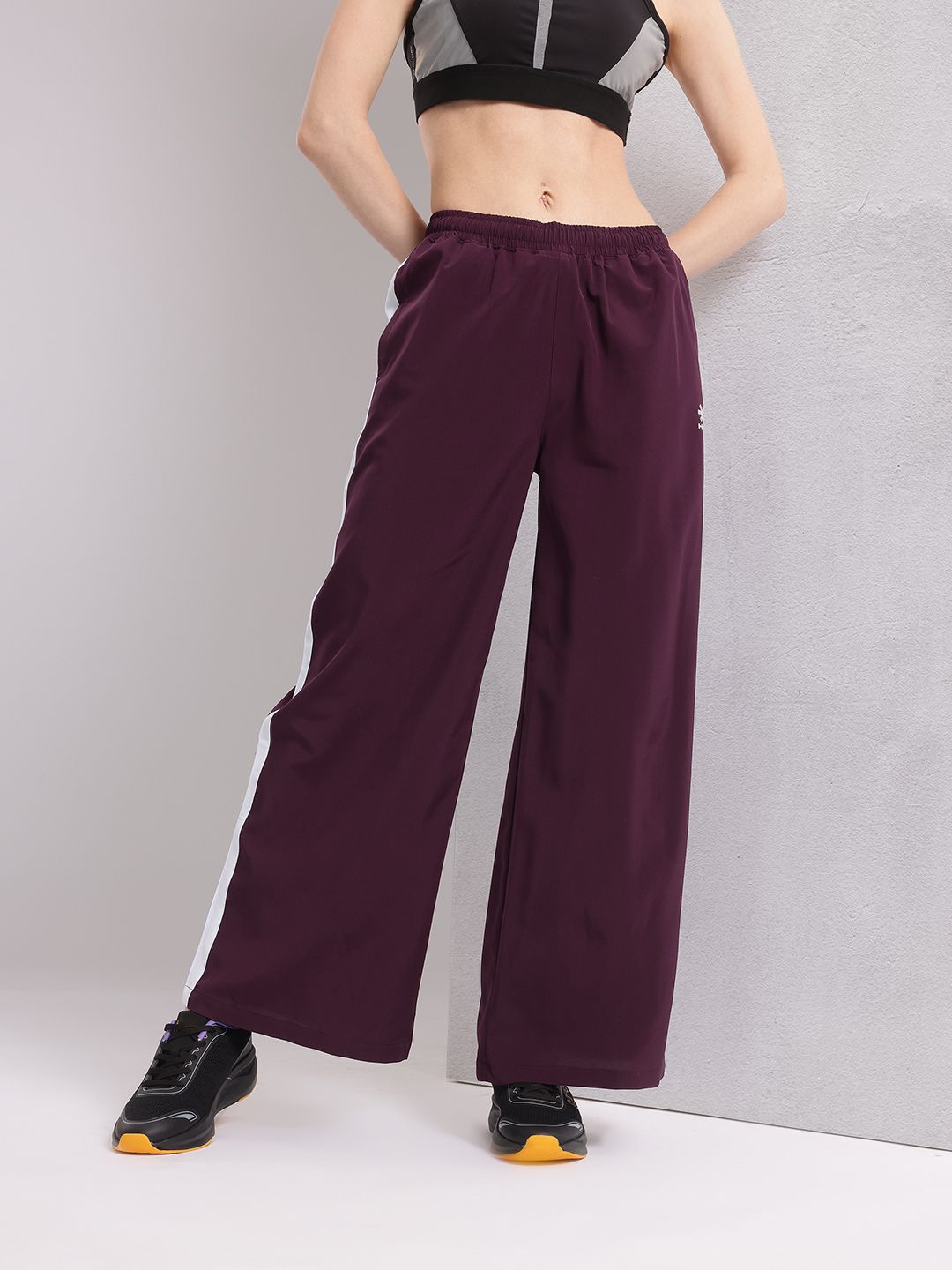 HRX by Hrithik Roshan Women Side Stripe Rapid-Dry Training Track Pants