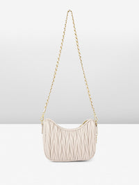 DressBerry Textured Structured Shoulder Bag
