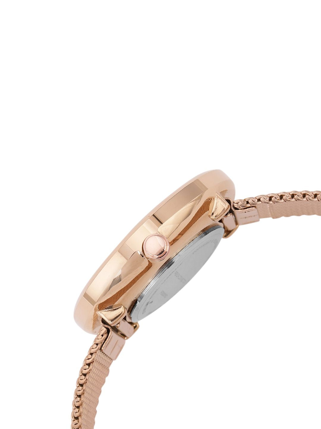 French Connection Women Green Patterned Dial Stainless Steel Bracelet Style Analogue Watch