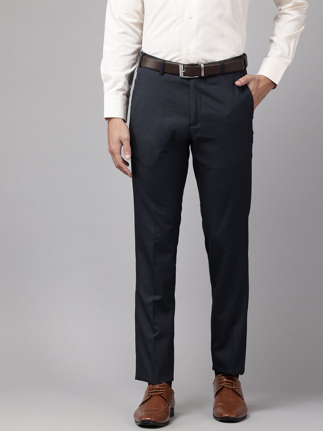 Park Avenue Men Slim Fit Formal Trousers