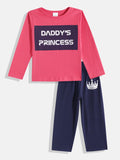Moms Love Kids Girls Printed Pure Cotton Clothing Set