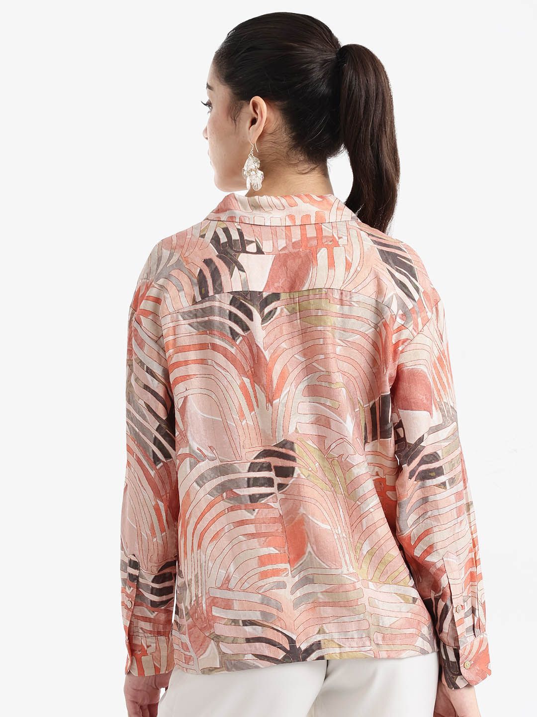 RAREISM Tropical Print Top