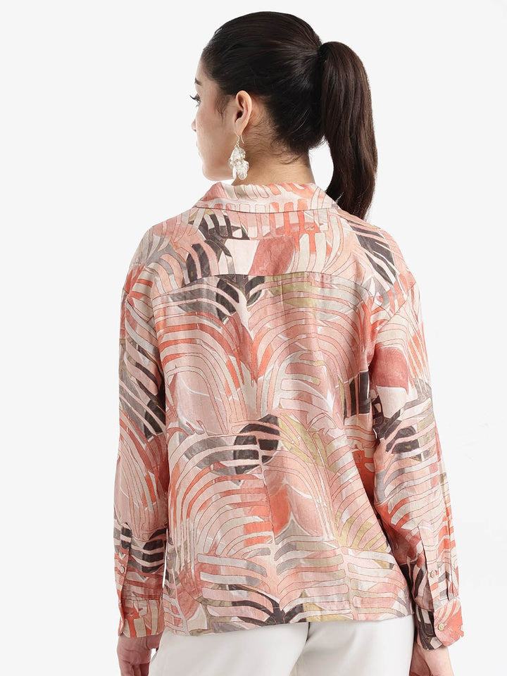 RAREISM Tropical Print Top