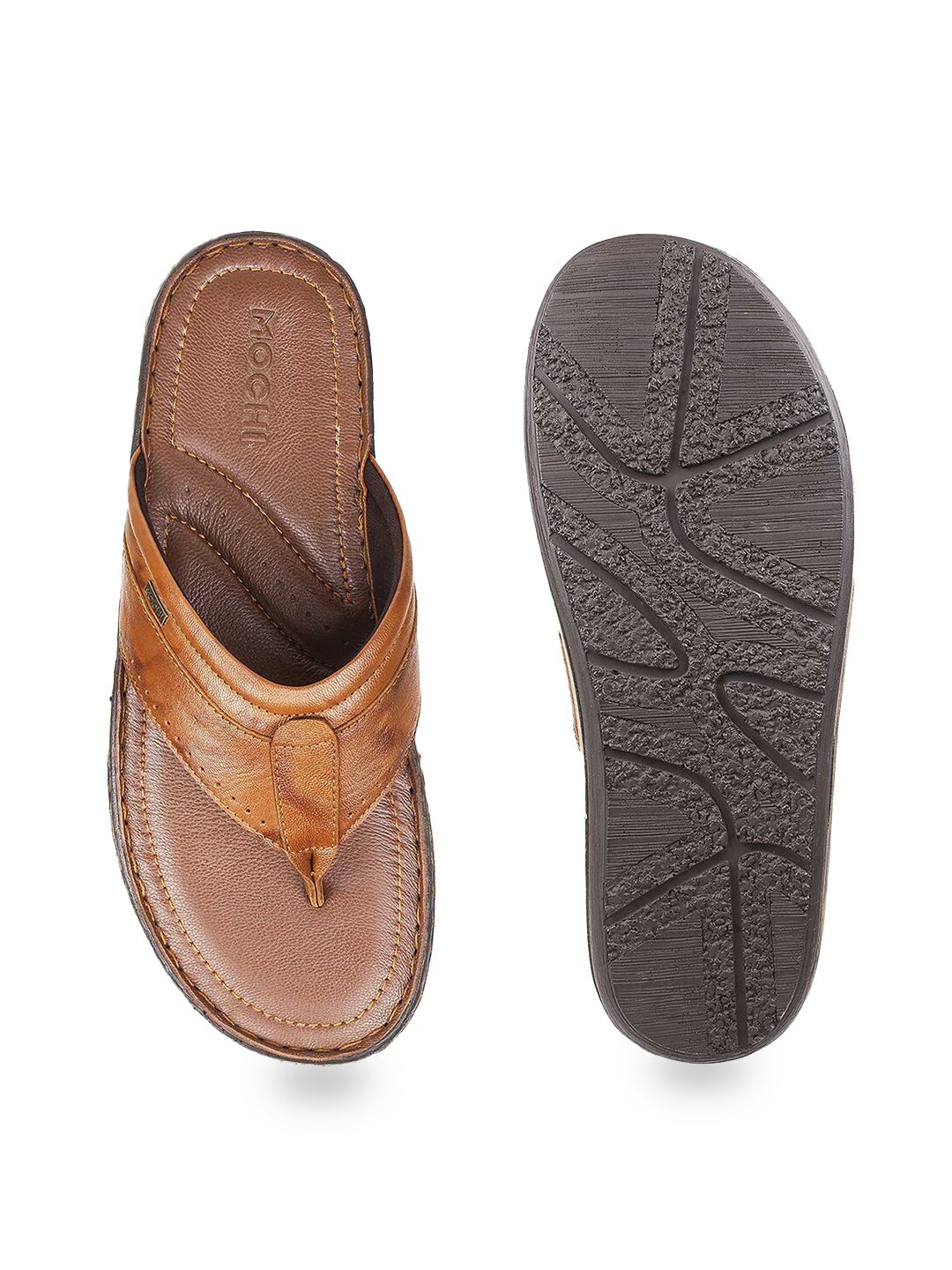 Mochi Men Leather Comfort Sandals