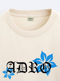 ADRO Men Typography Printed Applique T-shirt