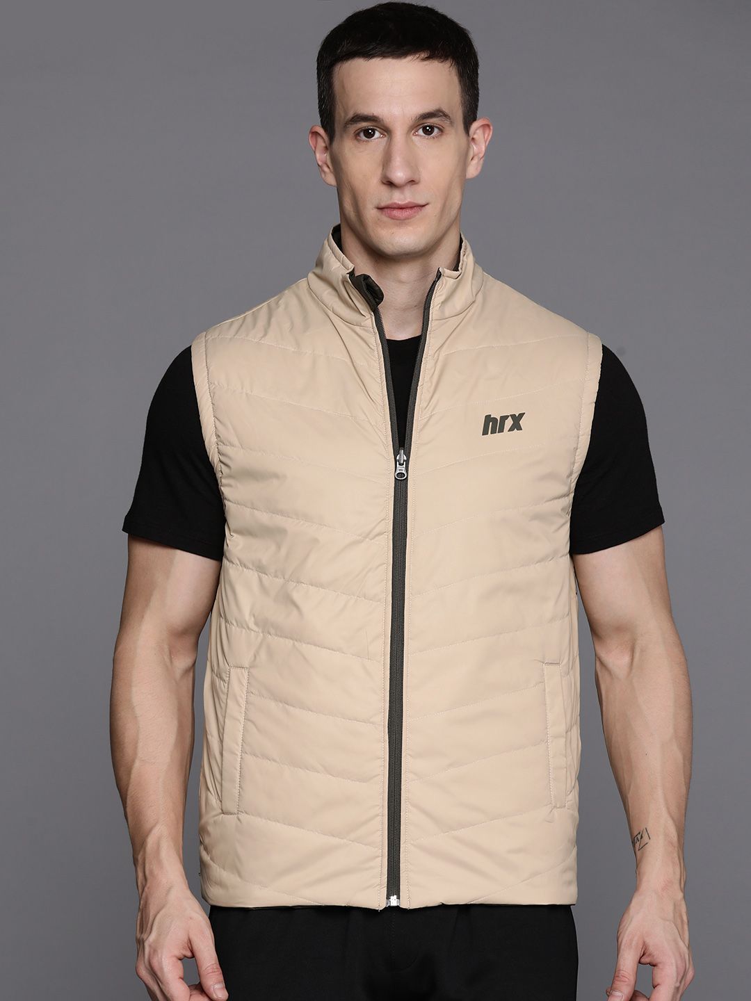 HRX by Hrithik Roshan Rapid-Dry Reversible Outdoor Jacket