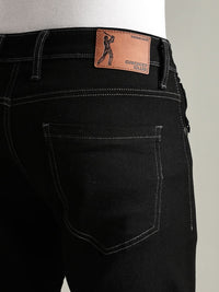 Thomas Scott Men Original Straight Fit Mid-Rise Clean Look No Fade Stretchable Jeans