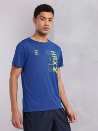 HRX by Hrithik Roshan Brand Logo Printed Rapid-Dry Training T-shirt