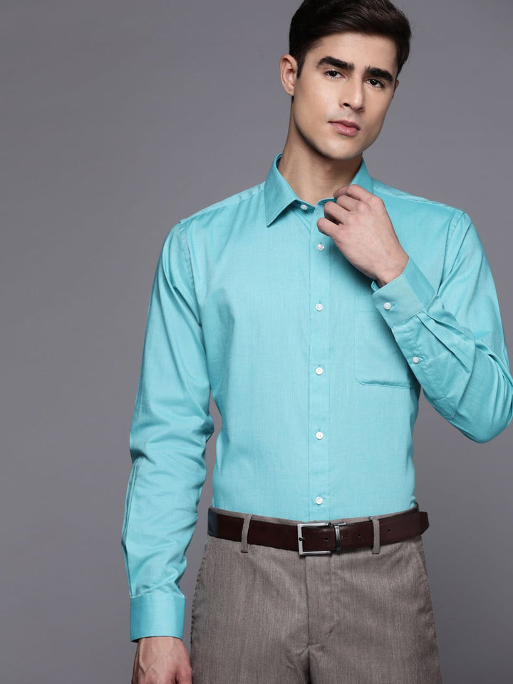 Raymond Men Slim Fit Pure Cotton Formal Shirt