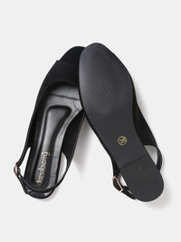 DressBerry Women Black Solid Flats