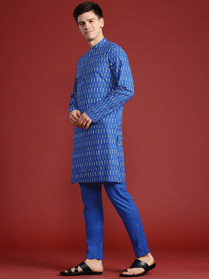 Anouk Printed Pure Cotton Kurta with Trousers