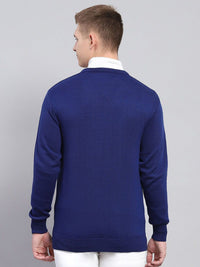 Monte Carlo Men V-Neck Woollen Pullover Sweater