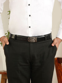 Teakwood Leathers Men Leather Reversible Formal Belt