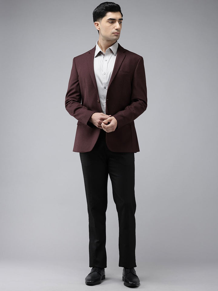Park Avenue Single-Breasted Super Slim Fit Formal Blazer