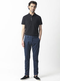 RARE RABBIT Men Trans Mid-Rise Slim Fit Trouser