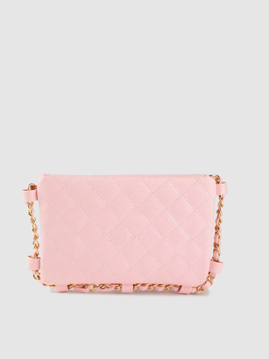 Lino Perros Pink Quilted Small Sling Bag