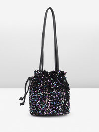 DressBerry Embellished Bucket Shoulder Bag