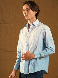 Dennison Drop Shoulder Oversized Ombre Dyed Shirt