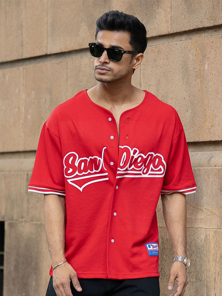 Powerlook Men Typography Printed Oversized Shirt