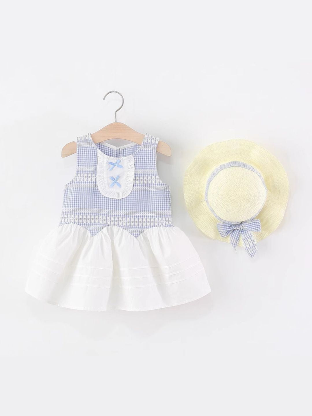 YK Checked Sheath Dress