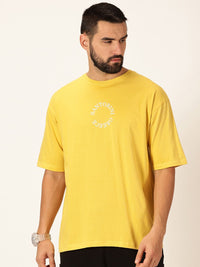 Thomas Scott Round Neck Printed Drop-Shoulder Sleeves Bio Finish T-shirt