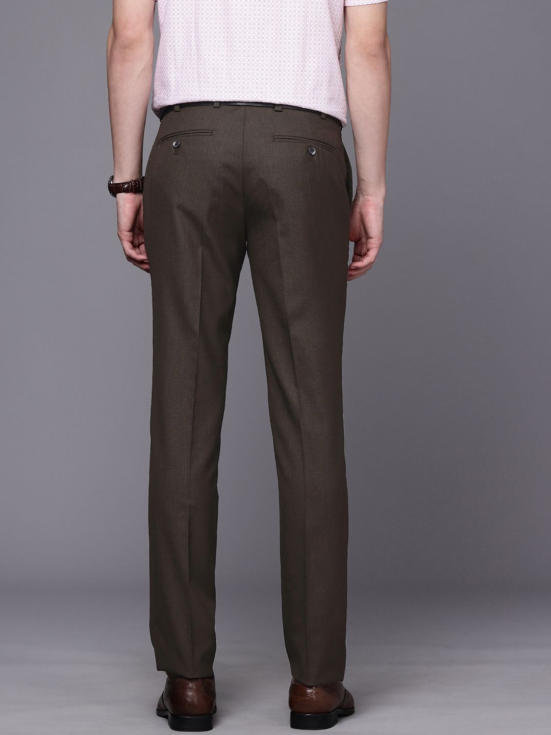 Raymond Men Slim Fit Formal Trousers