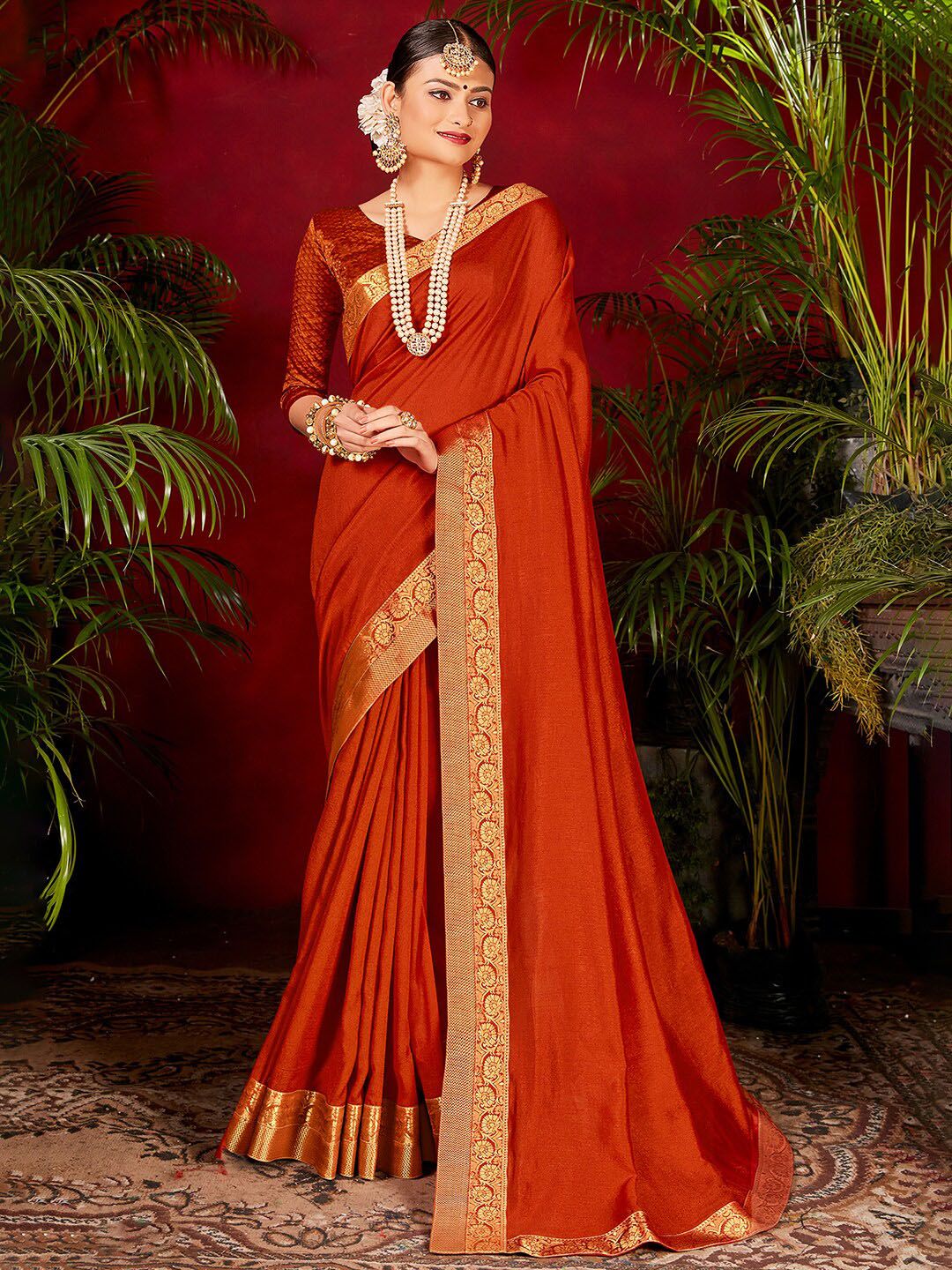 Saree mall Woven Design Zari Sarees