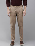 THE BEAR HOUSE Tapered Fit Cotton Chinos Trousers