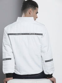 The Indian Garage Co Men Zip-Front Bomber Jacket with Zip Pockets