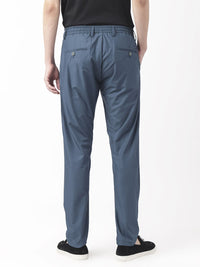 RARE RABBIT Men Aux Drawstring Mid-Rise Slim Fit Trouser