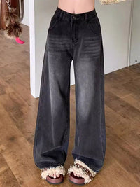 DressBerry Women's Straight Fit High-Rise Light Fade Jeans