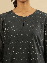 Folk Song  Abstract Printed  A-Line Kurta