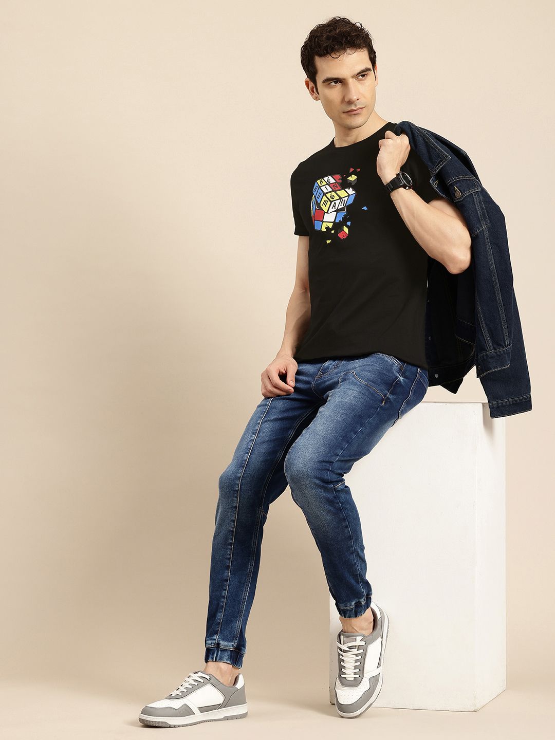 Being Human Printed Pure Cotton T-shirt