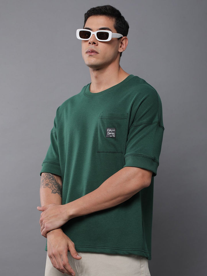 Difference of Opinion Men Oversized Drop Shoulder Ultra Soft Drapey Cotton T-Shirt