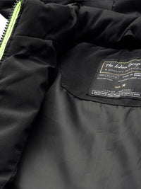 The Indian Garage Co Men Zip-Front Bomber Jacket with Detachable Hood