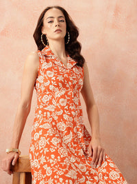 all about you Floral Print Shirt Dress