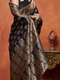 KALINI Woven Design Zari Banarasi Saree