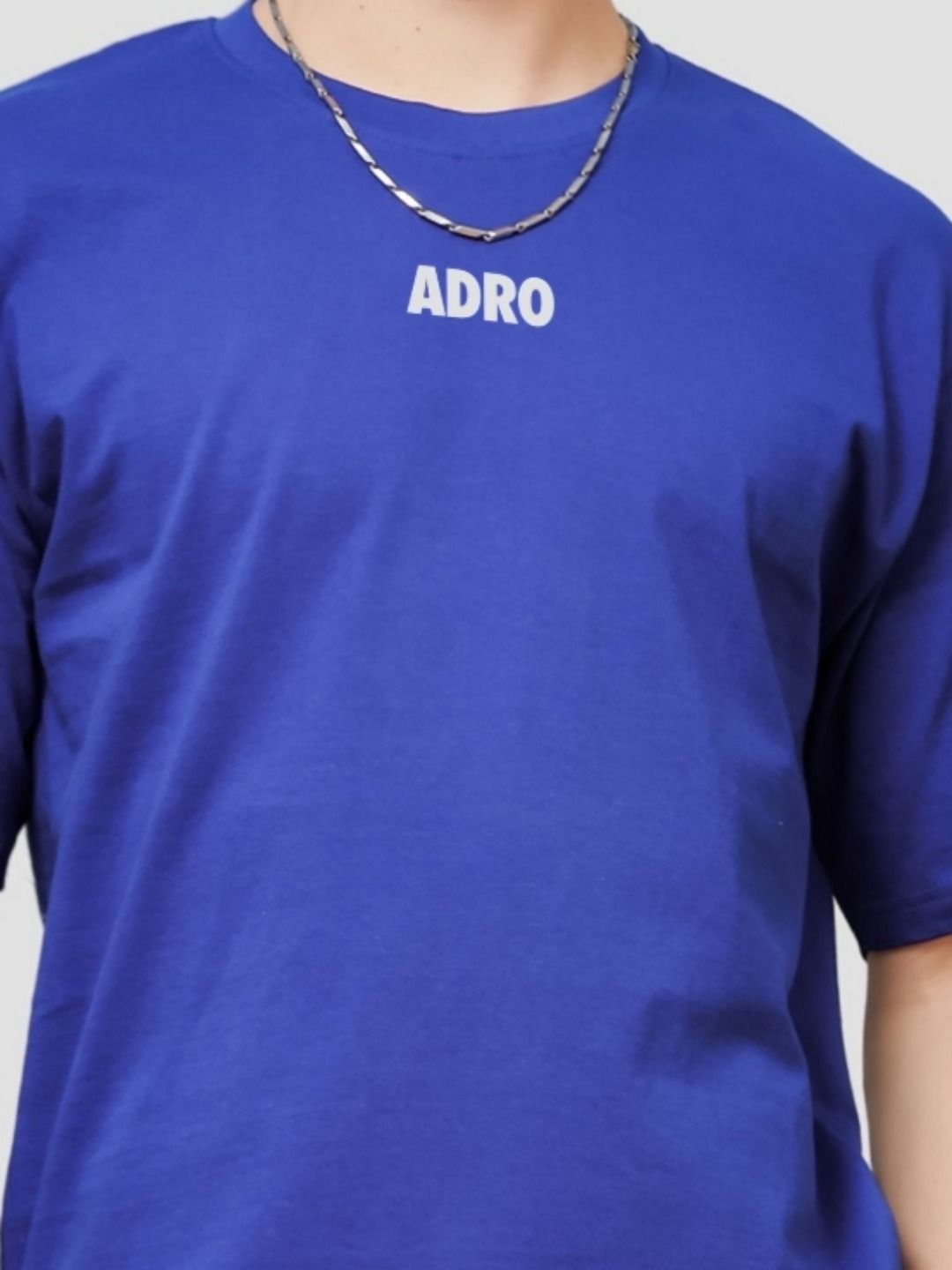 ADRO Men Printed Applique T-shirt