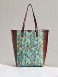 TEAL BY CHUMBAK Printed Oversized Shopper Tote Bag